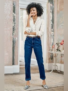 Boden Dark Blue Boyfriend Jeans